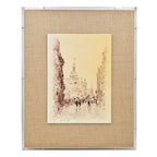 S/2 European Cities Watercolor Framed Prints, 24X30"