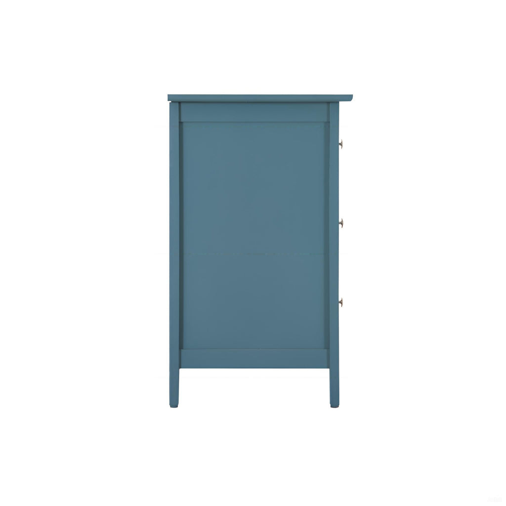 Teal Accent Nightstand For Modern Bedrooms