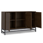 Banting 58 Inch Wide Solid Wood 3 Door Sideboard Buffet
