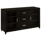Barnaby Cappuccino 4-Piece Rectangular Entertainment Center