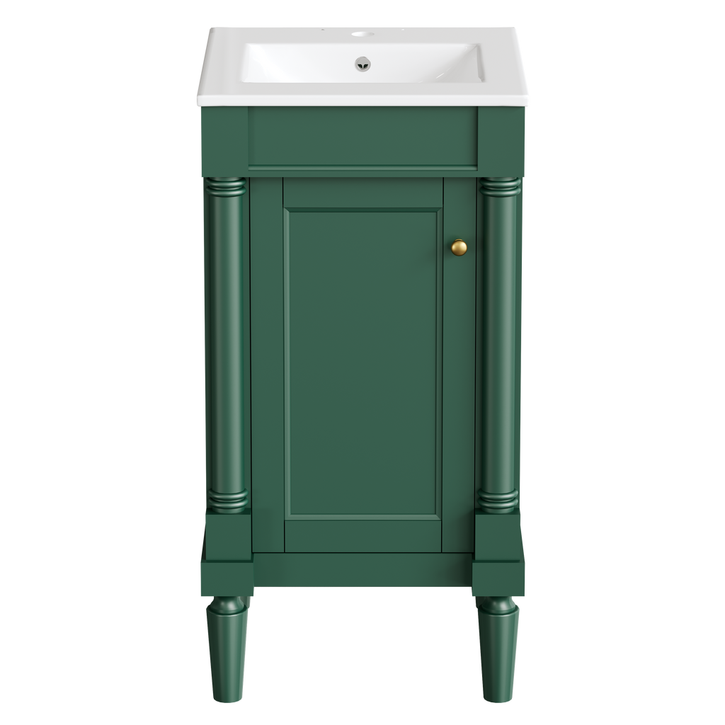 18" French Style Bathroom Cabinet with Storage