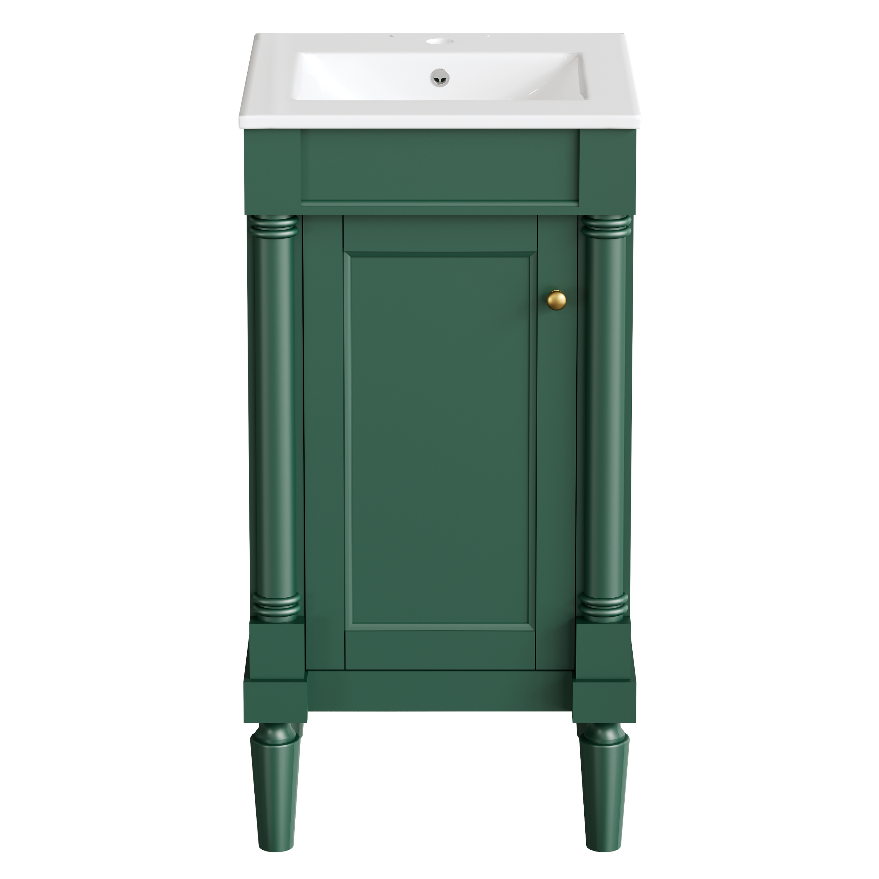 18" French Style Bathroom Cabinet with Storage