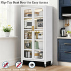 65" Kitchen Pantry Storage Cabinet