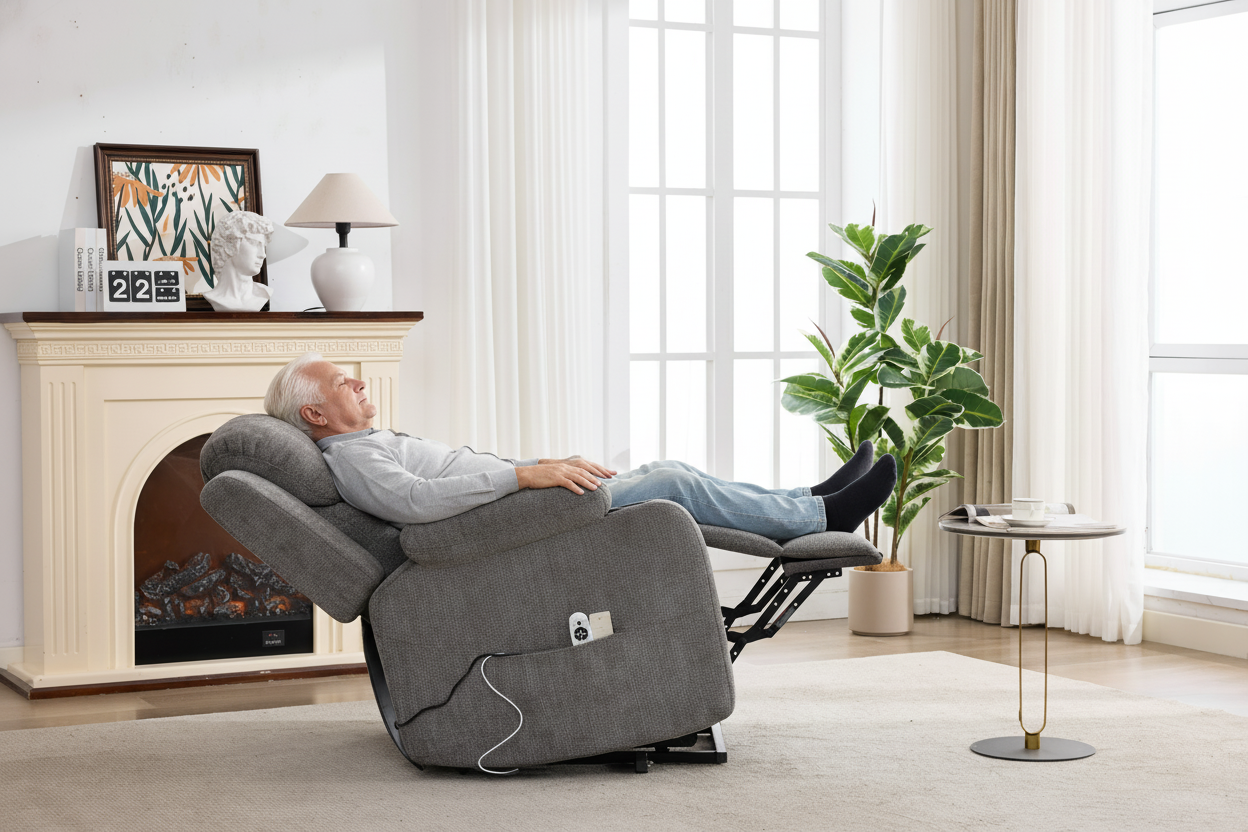 Infinite Position Power Lift Recliner Chair