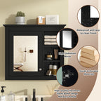 30'' x 28'' Medicine Cabinet with Mirror