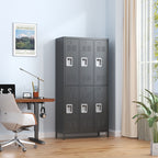 6 Door 72"H Metal Lockers With Lock for Employees