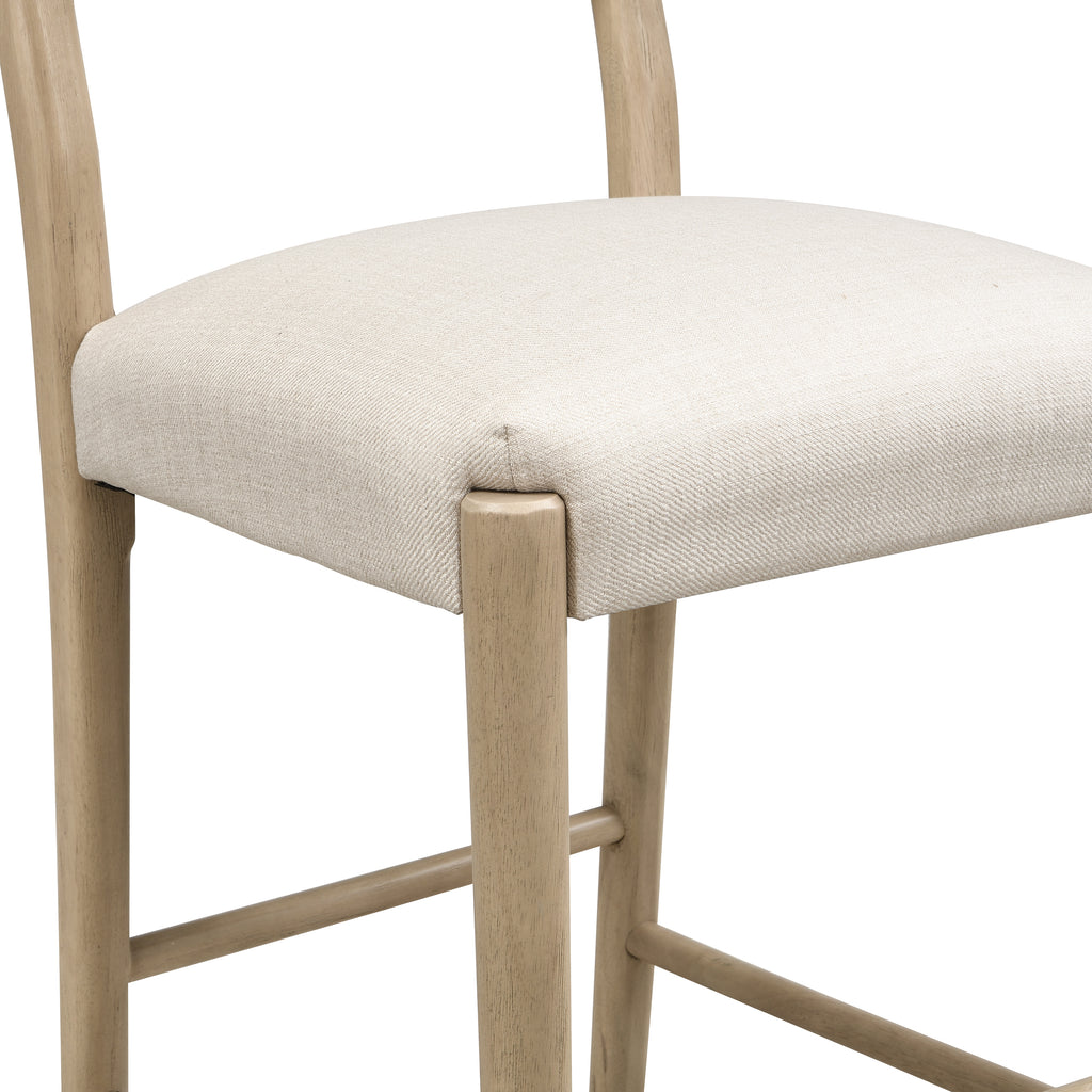 Counter Stool With Ladder Back (Set of 2)