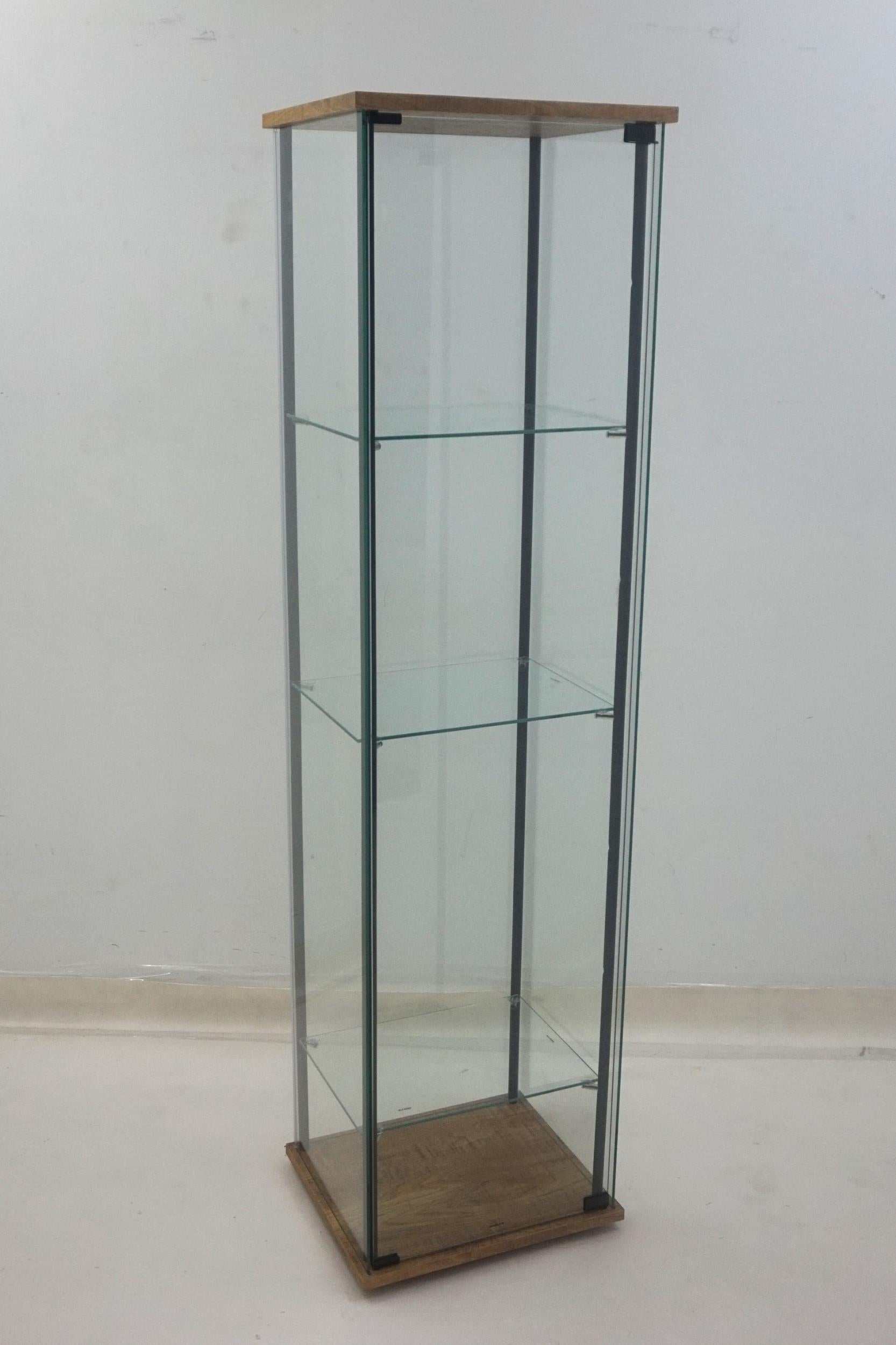 Bellatrix 3-shelf Clear Glass Curio Cabinet Mango-