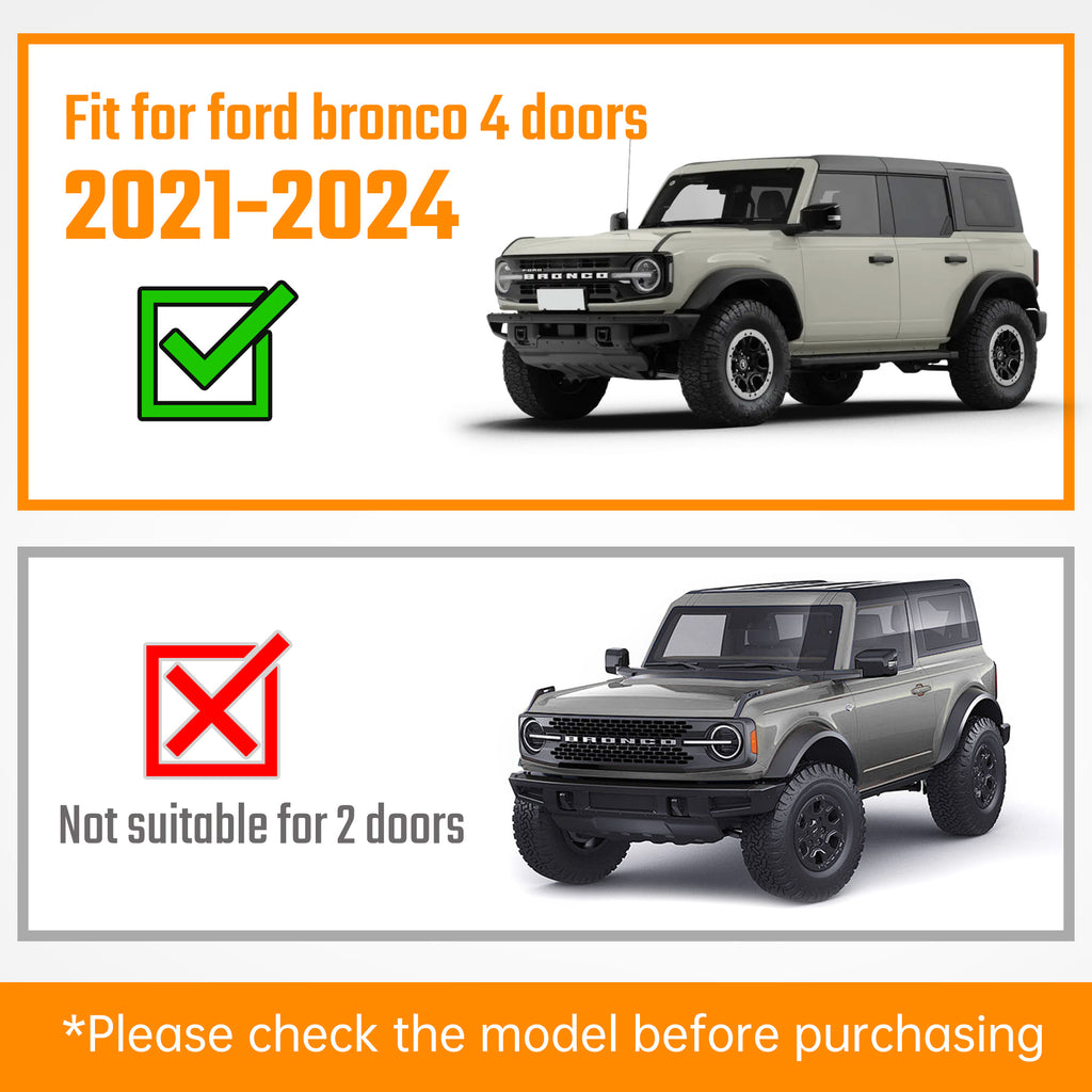 Ford Bronco 4 Door 2021-2026 Running Boards