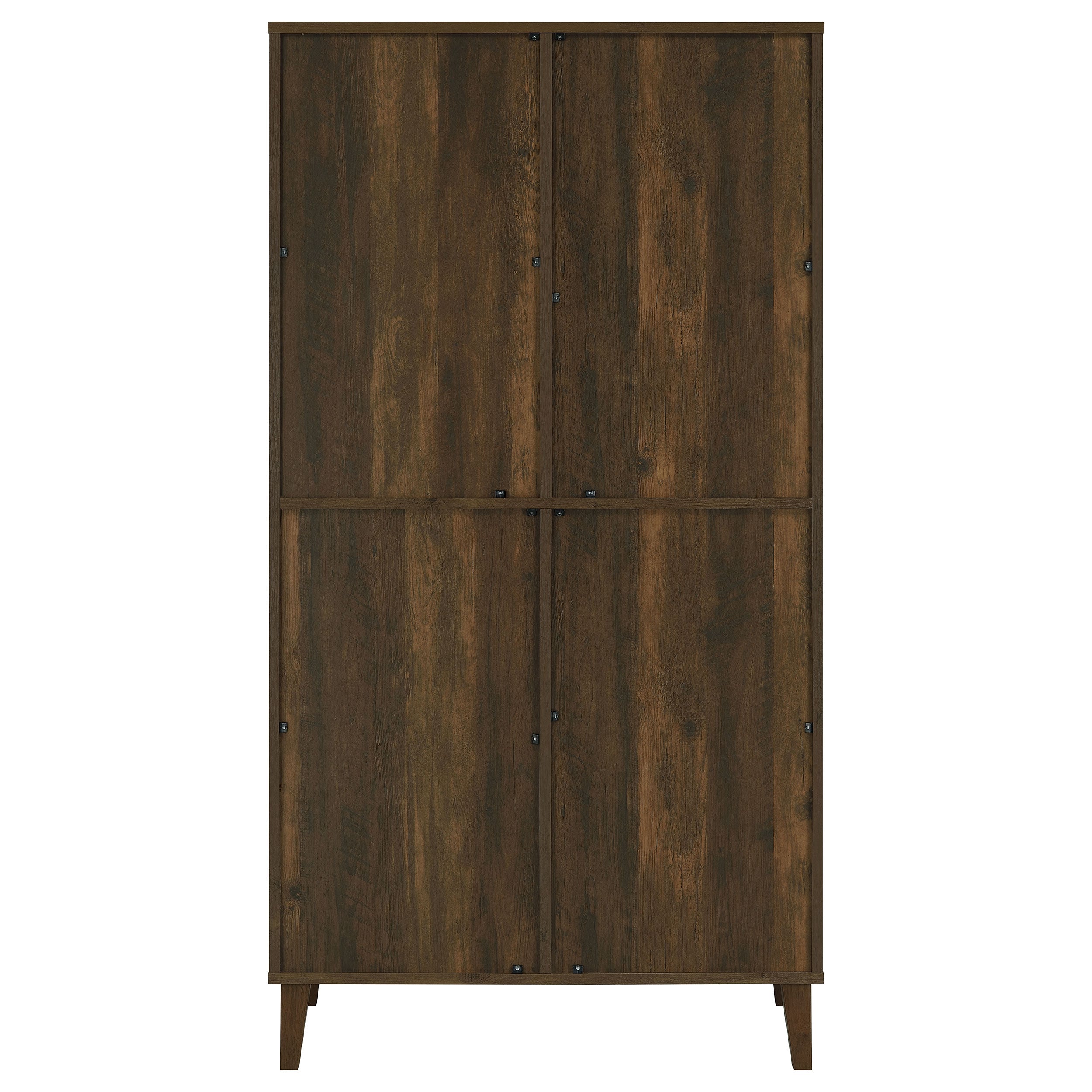 Elouise 4-door Engineered Wood Tall Accent Cabinet Dark Pine-