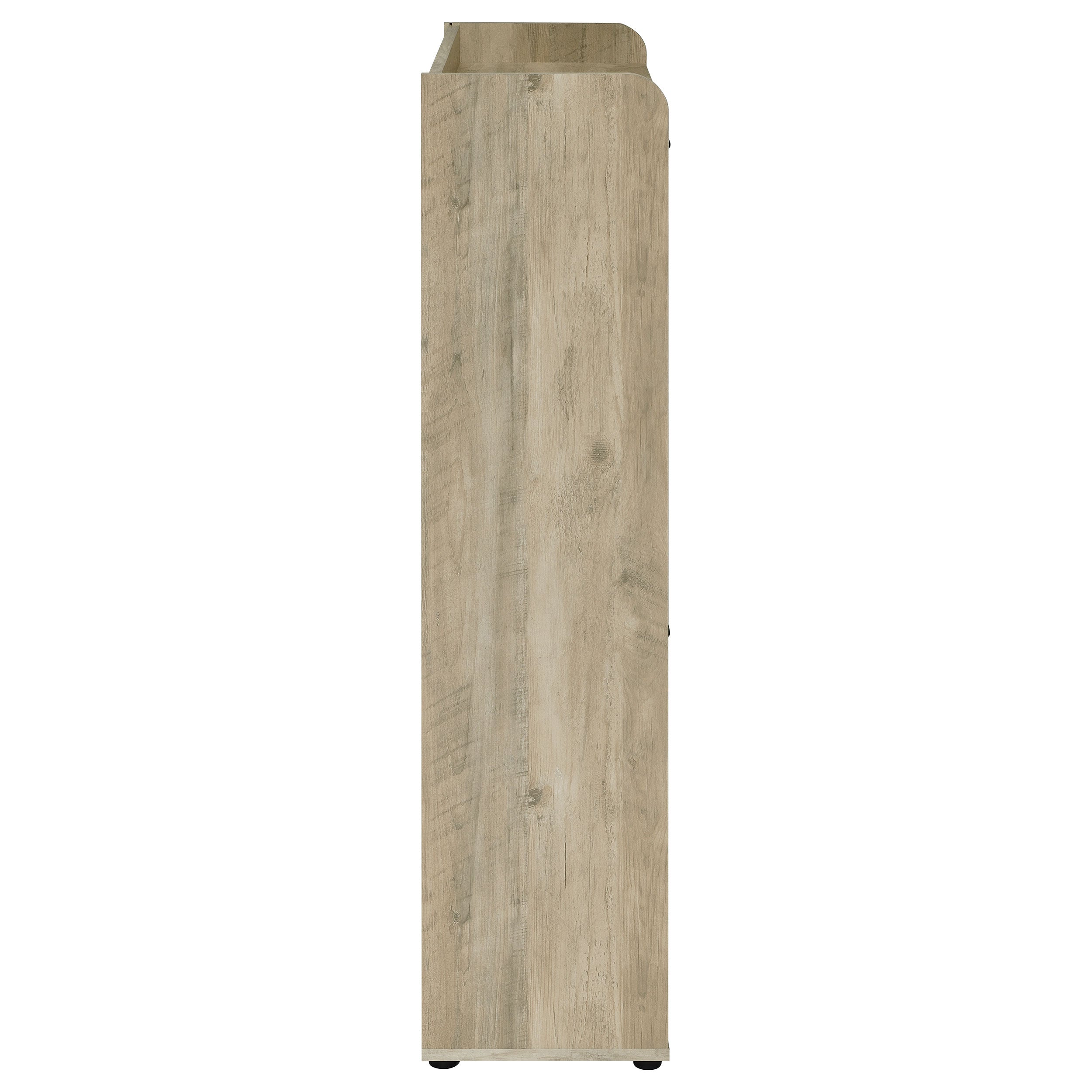 Denia 3-tier Engineered Wood Shoe Cabinet Grey-CoasterEveryday