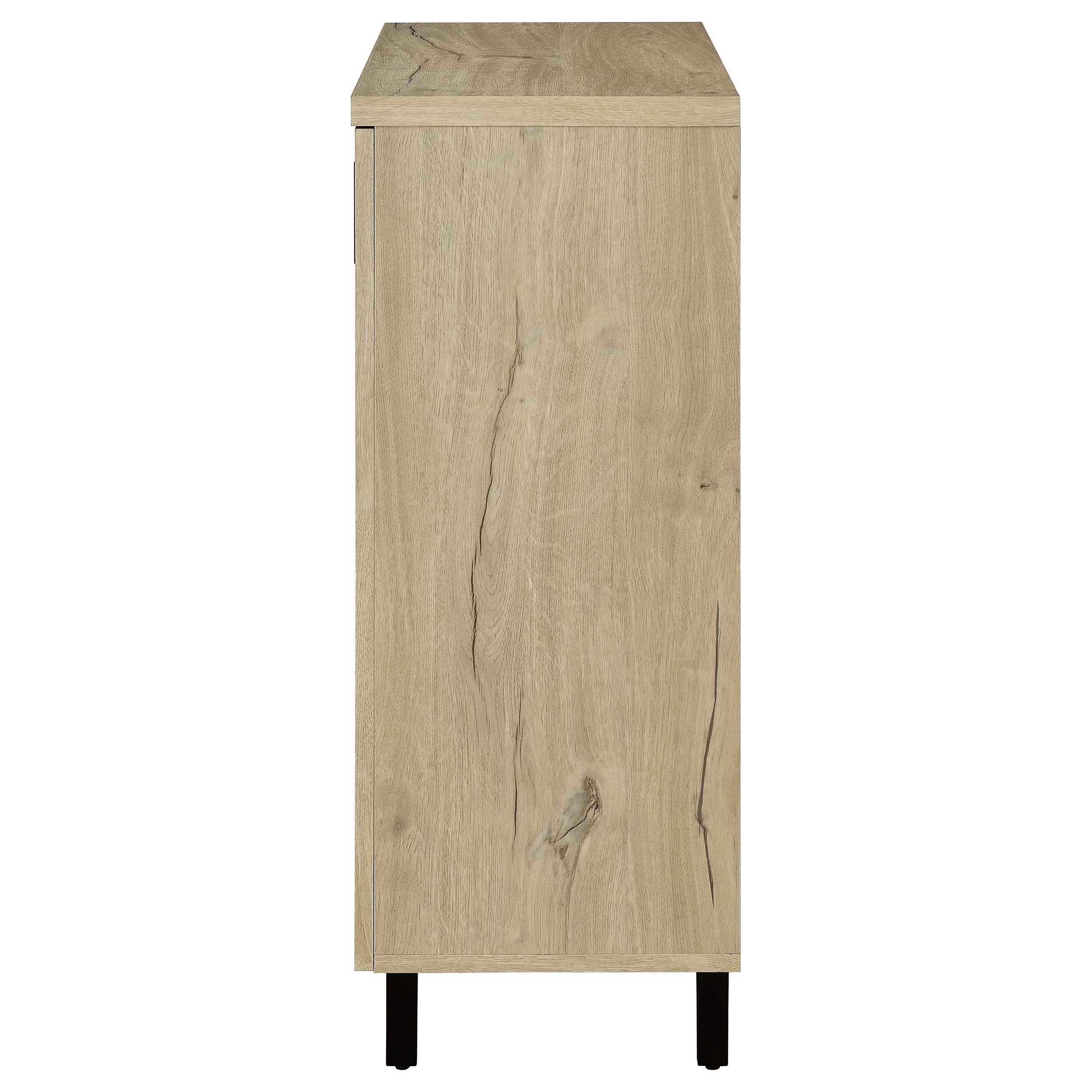 Brixton 2-door Entryway Shoe Storage Cabinets White Oak-