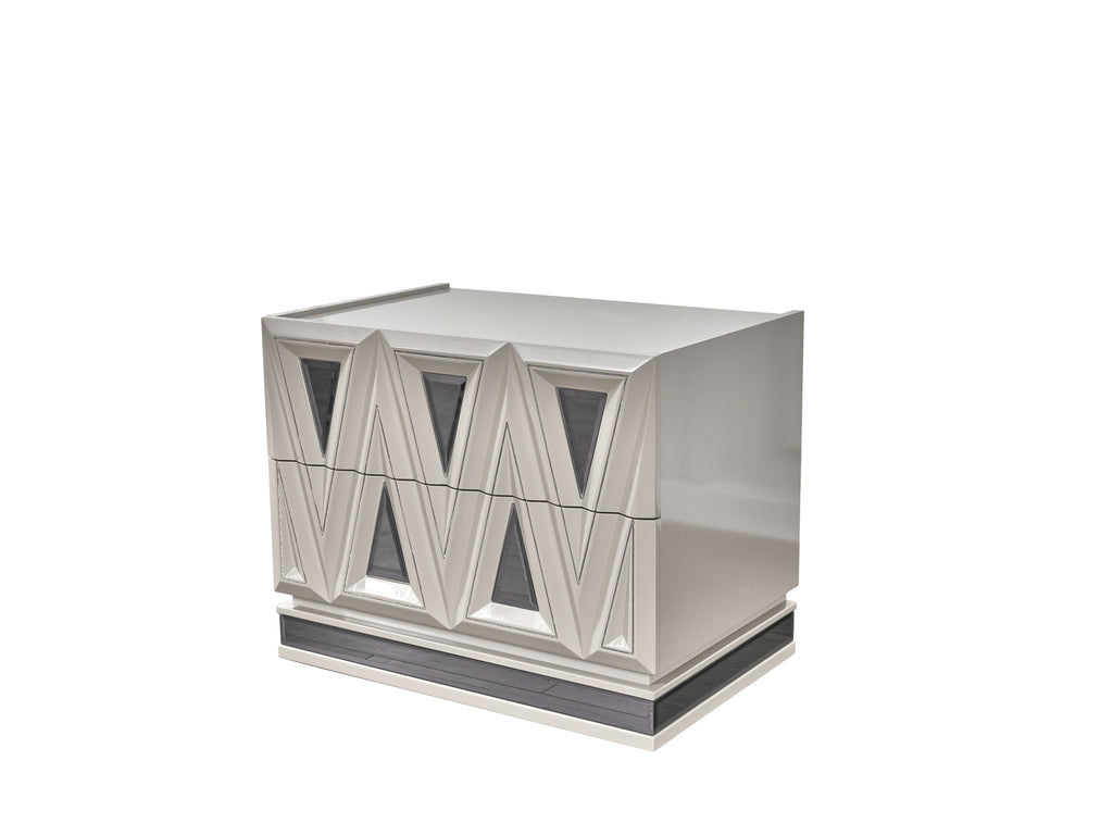 Lavita Modern & Contemporary 2-Drawer Nightstand