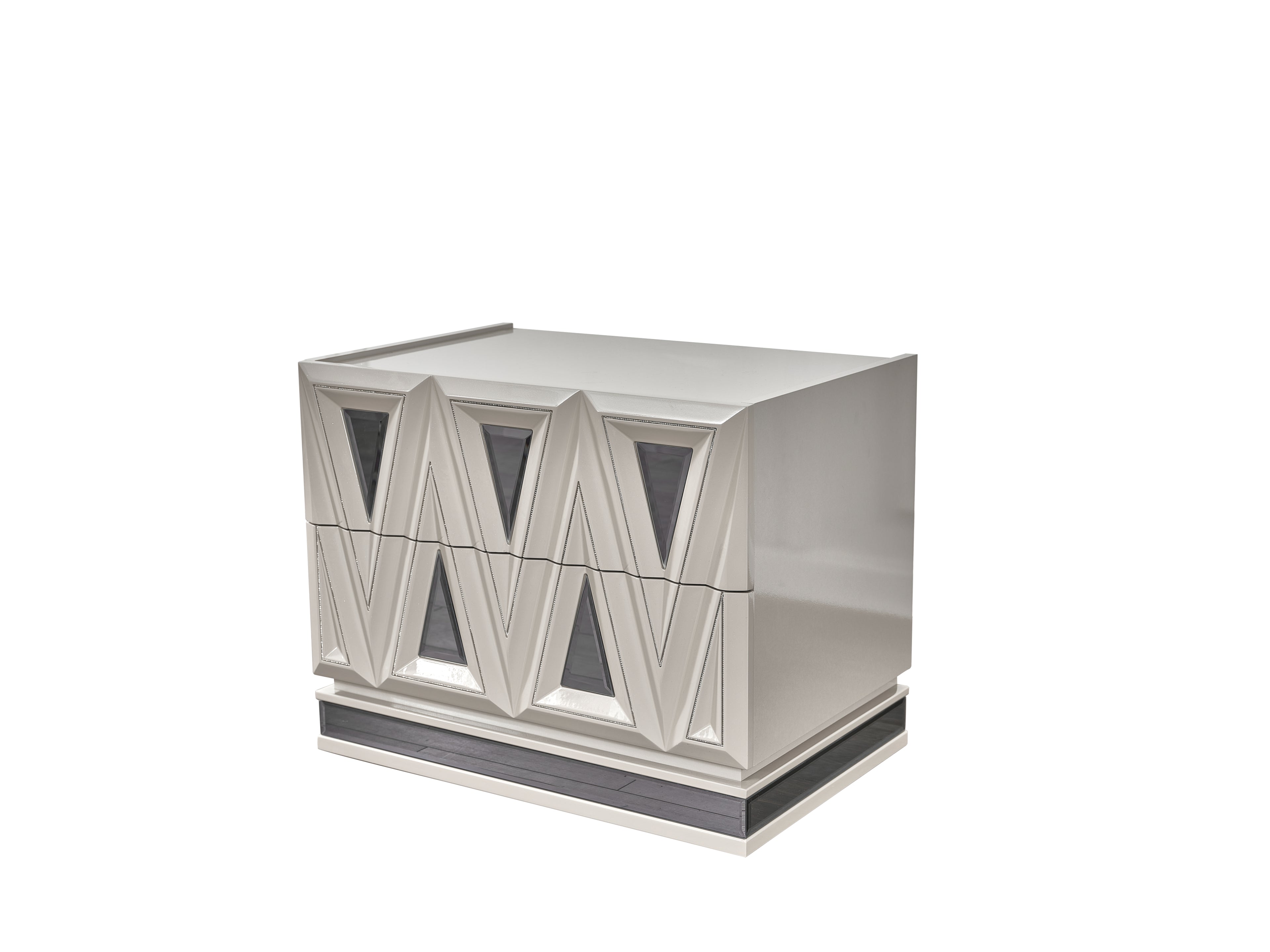 Lavita Modern & Contemporary 2-Drawer Nightstand