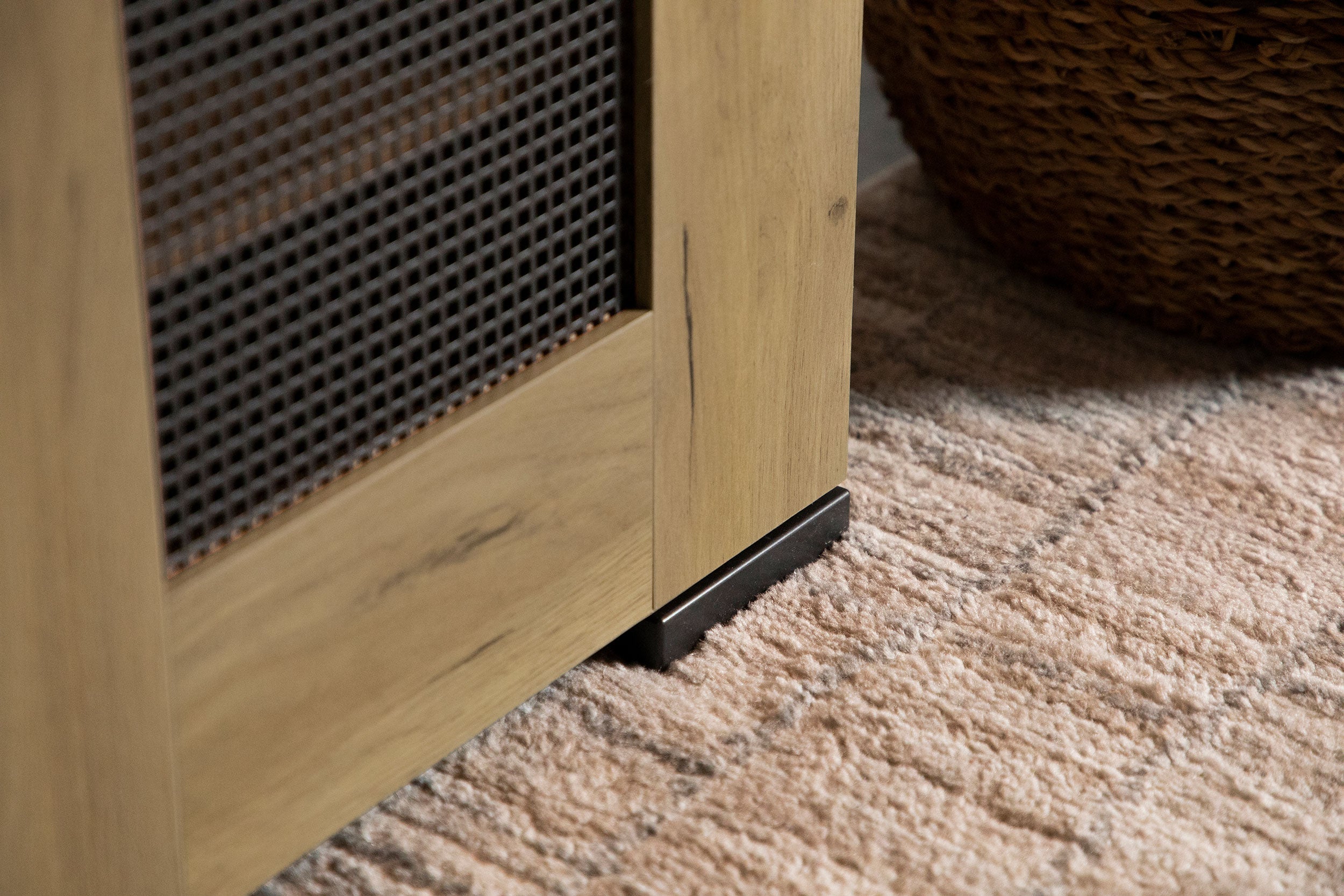 Bristol 6-shelf Engineered Wood Shoe Cabinet Golden Oak-CoasterEveryday