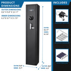 1.83 CU FT Biometric Keypad Rifle Safe