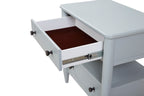 Open Nightstand with Ocean Finish