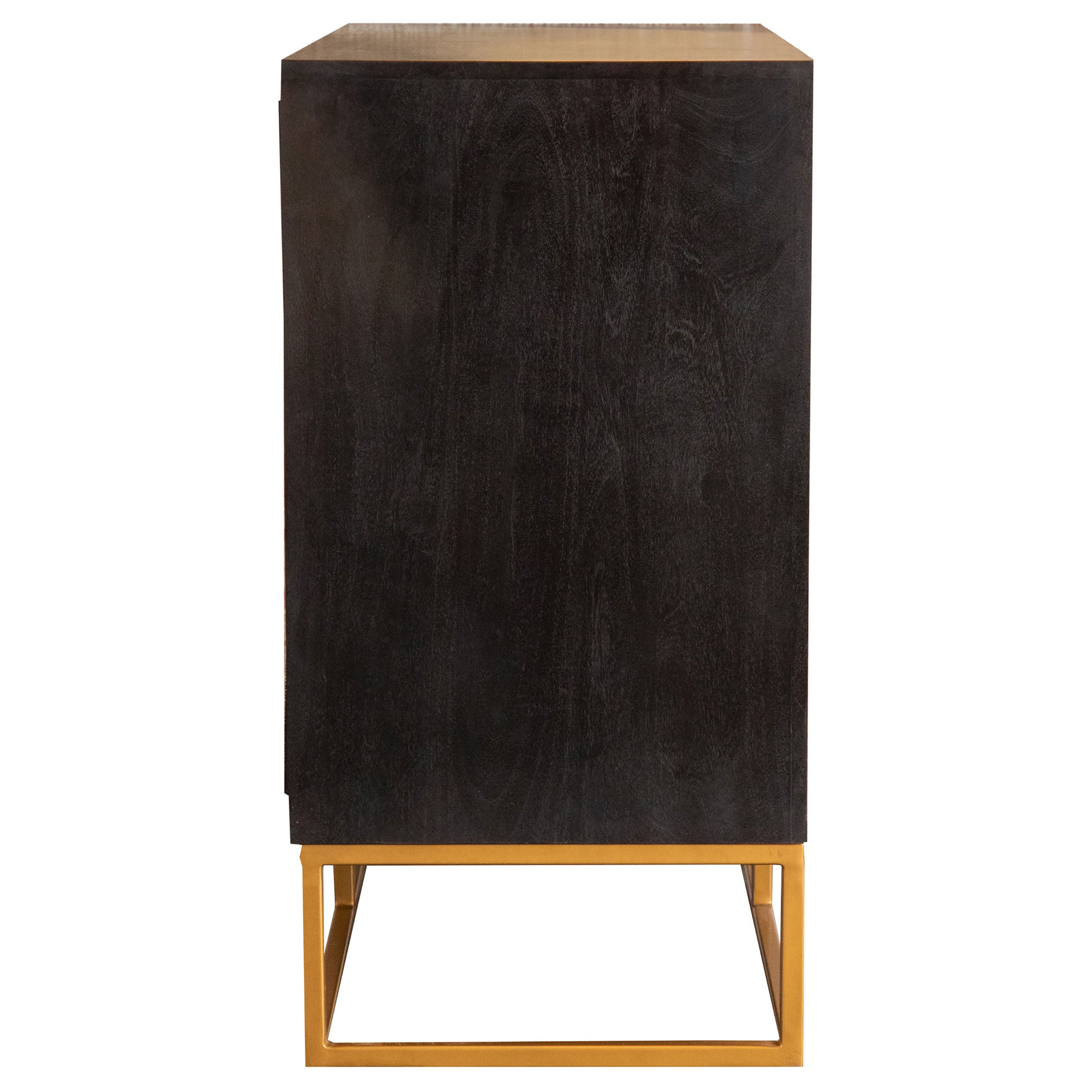 Zara 2-door 40-inch Wood Accent Storage Cabinet Black Walnut-CoasterElevations