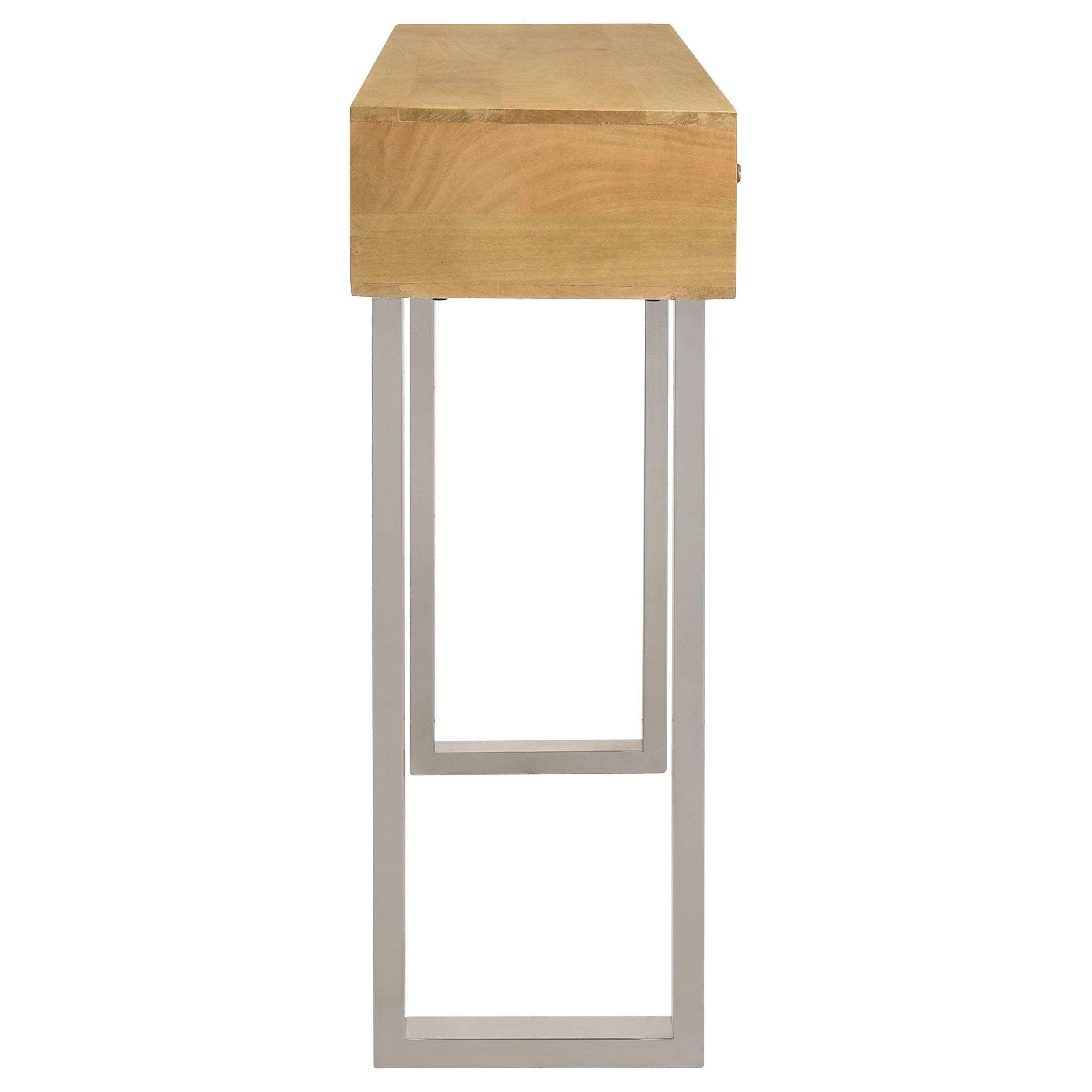 Draco 2-drawer Console Table Hand Carved Details Natural-CoasterEveryday
