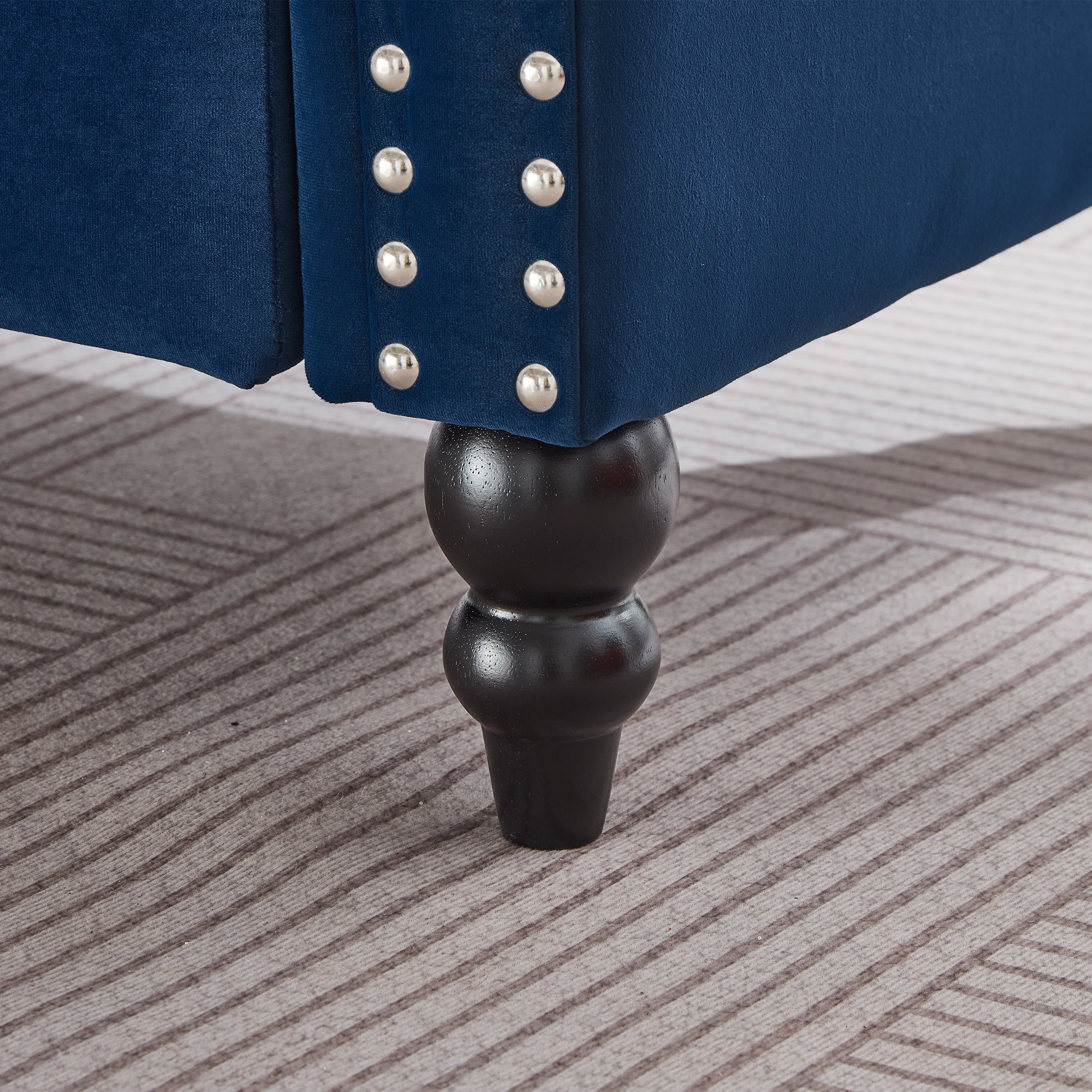 64.5'' Modern Velvet Chaise Lounge