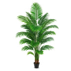 Artificial Palm Tree 6ft, Large Fake Tropical Tree with 23 Fronds