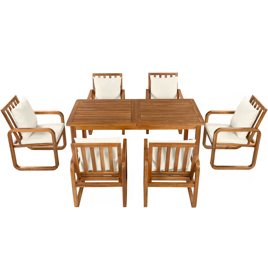 7 Pieces Patio Dining Set