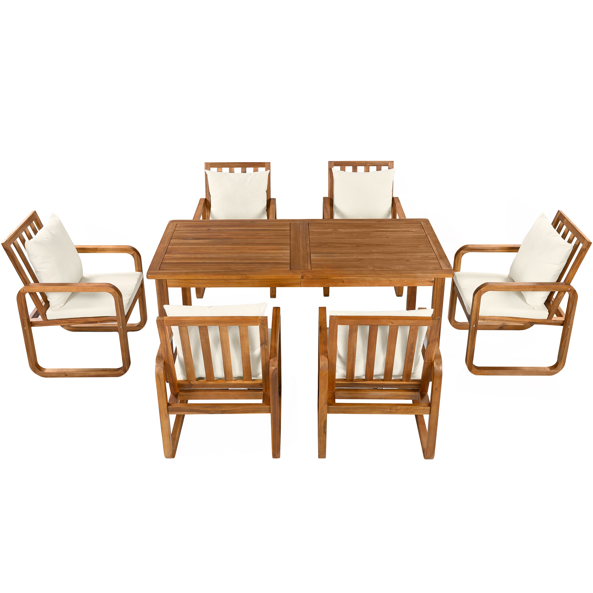 7 Pieces Patio Dining Set