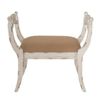 Harlow Bench - Farmhouse/French Country Style Vanity Chair