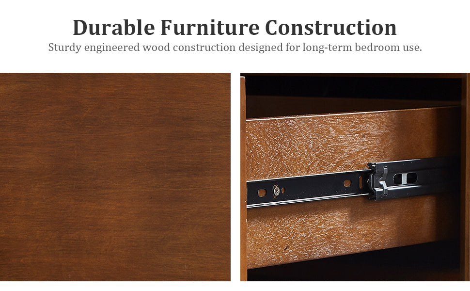 24" Nightstand with Charging Station