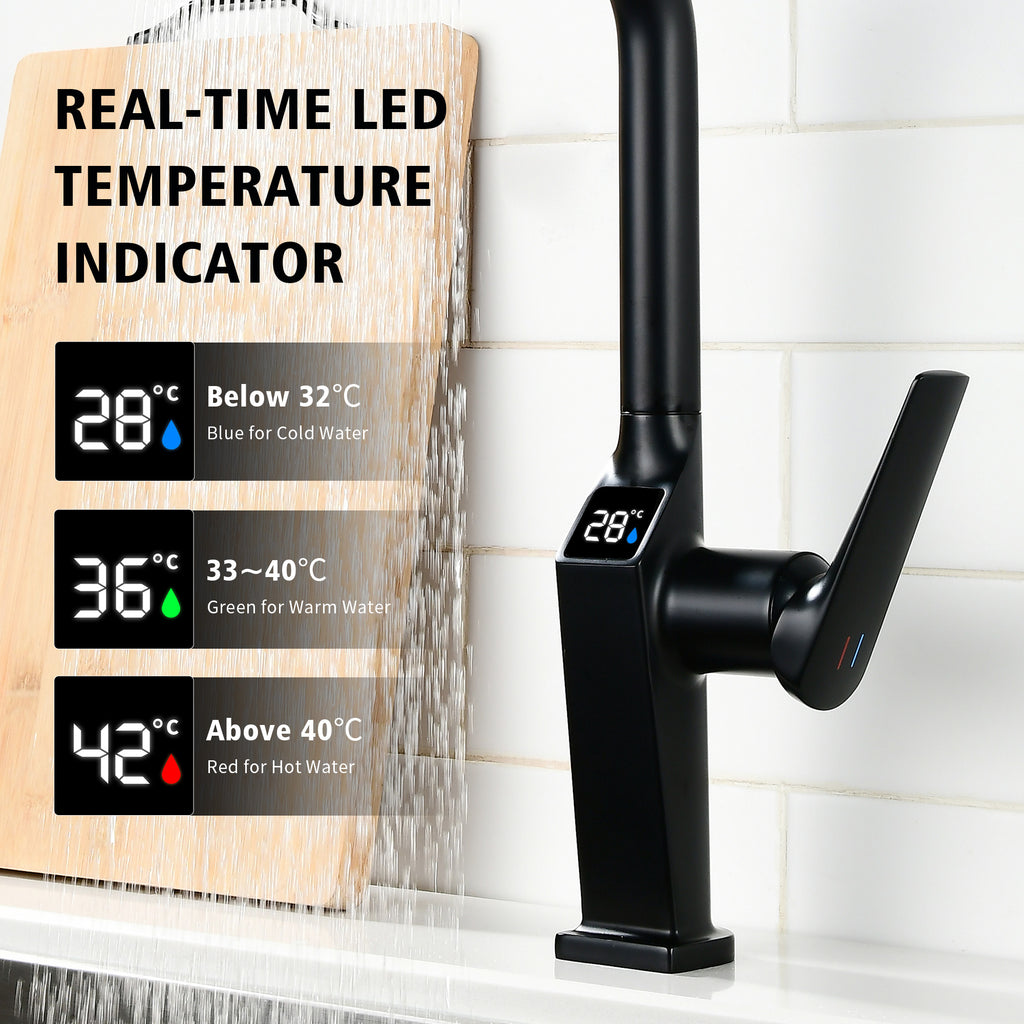 Touchless Matte Kitchen Faucet
