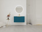 36" Wall Mounted Bathroom Vanity with Resin Sink