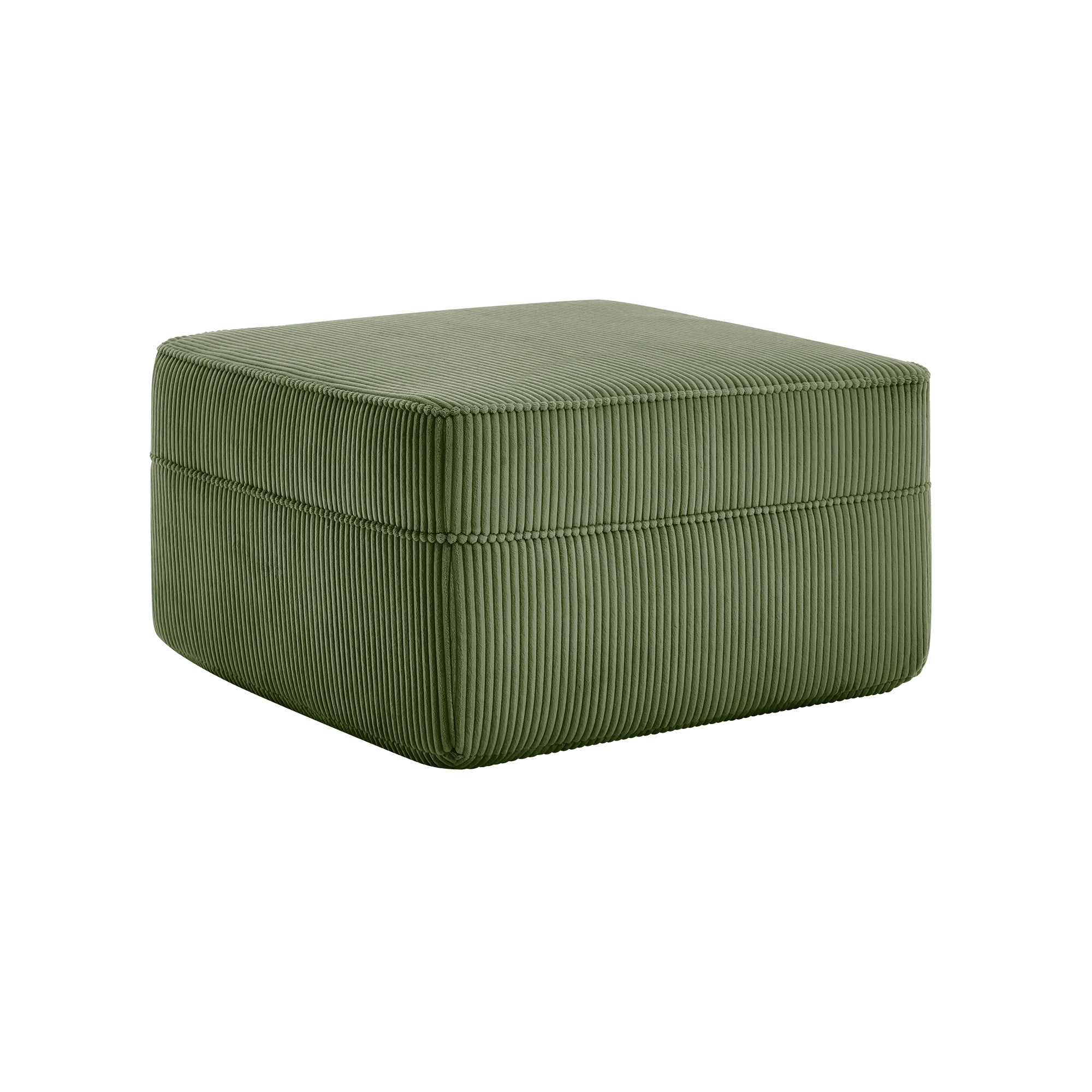 Ottoman Corduroy - Green