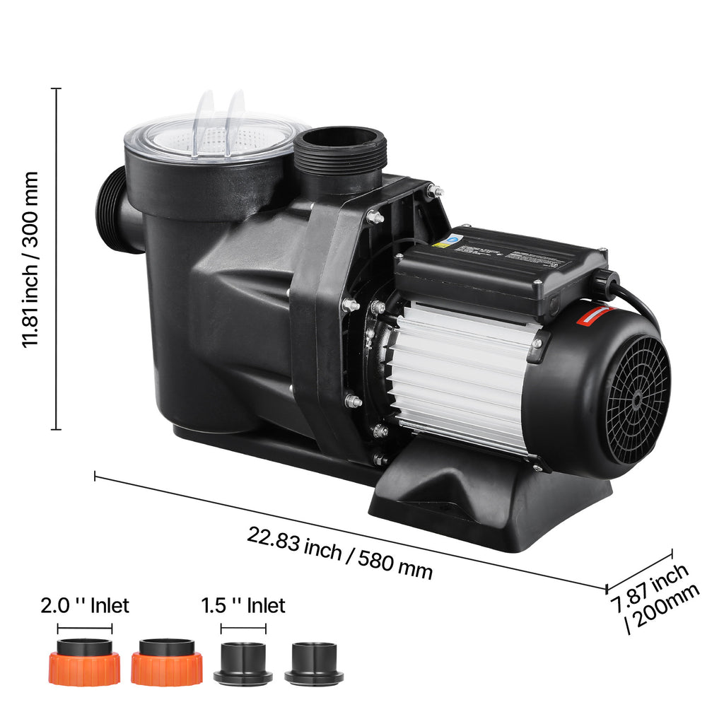 2 HP Above Ground Swimming Pool Pump