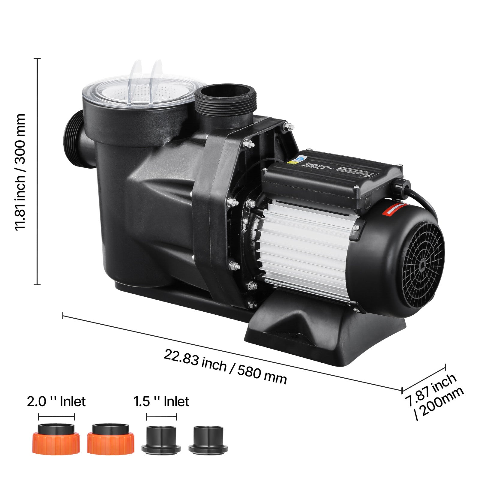 2 HP Above Ground Swimming Pool Pump