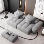 Modern Oversized Modular Sectional Sofa With Chaise Lounge