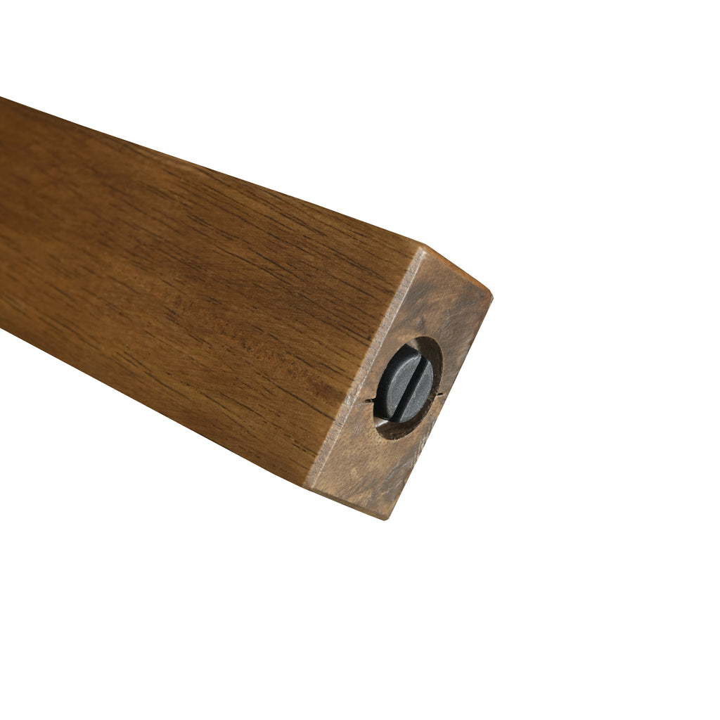 Vera Indoor Wooden Upholstered Barstool, Dark