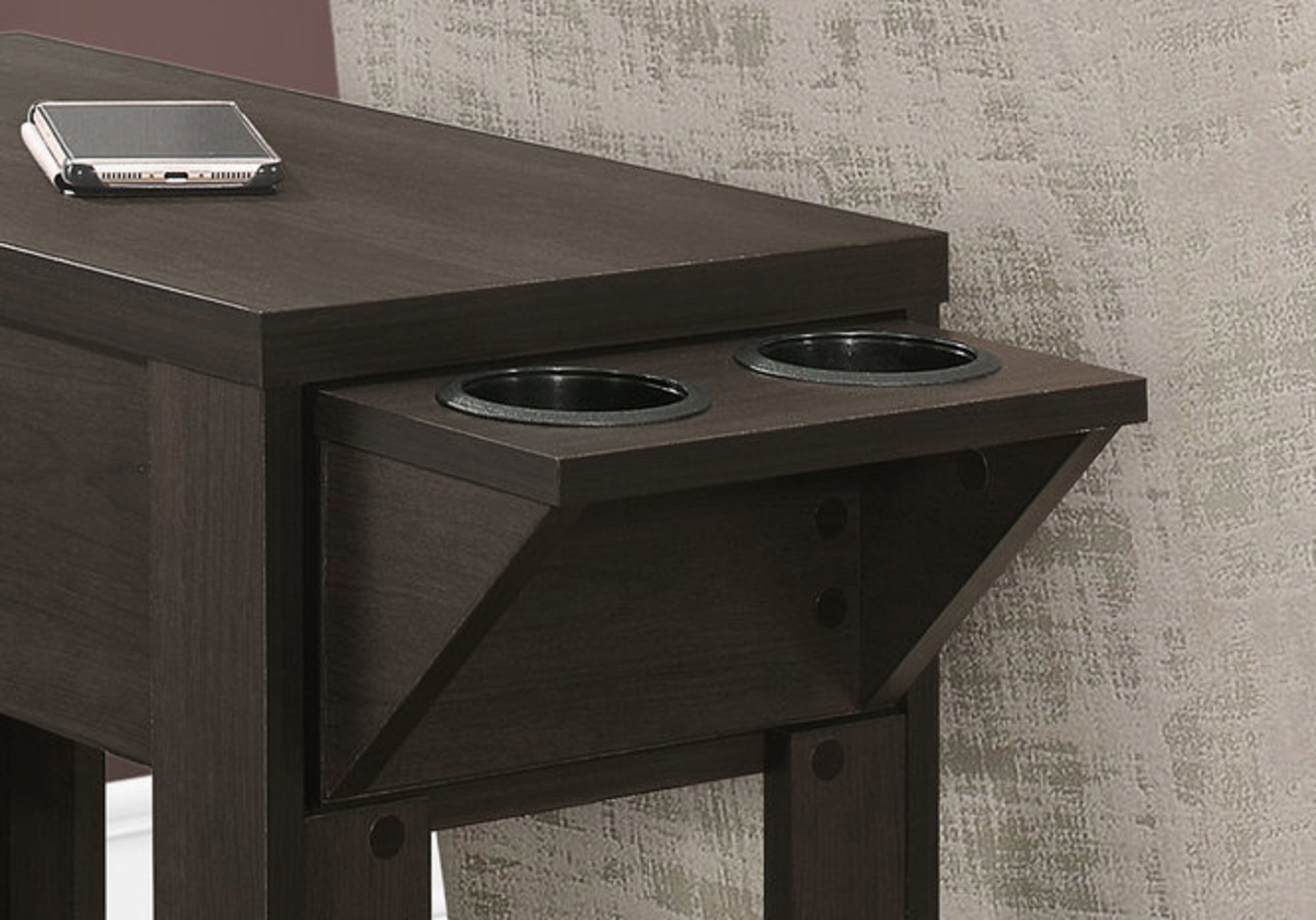 Accent Table with Storage for Living Room & Bedroom