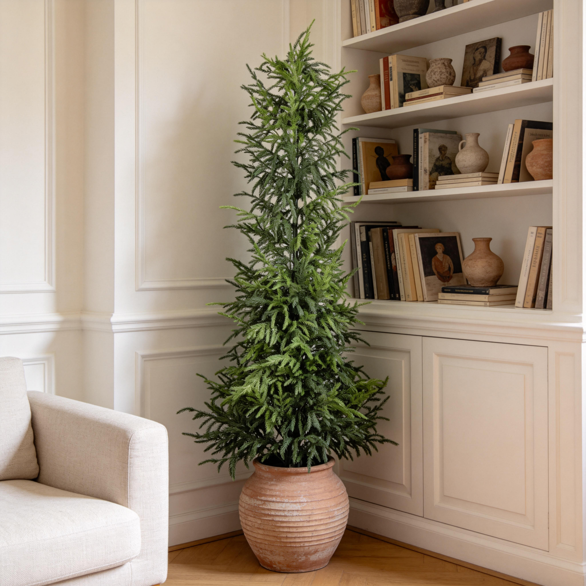 5FT Artificial Real Touch Norfolk Pine Tree 2pcs/set