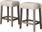 Transitional 3 Piece Counter Bar Dining Set