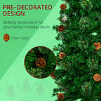 Slim Pine Needles Xmas Tree - 7.5 Foot Pencil Design