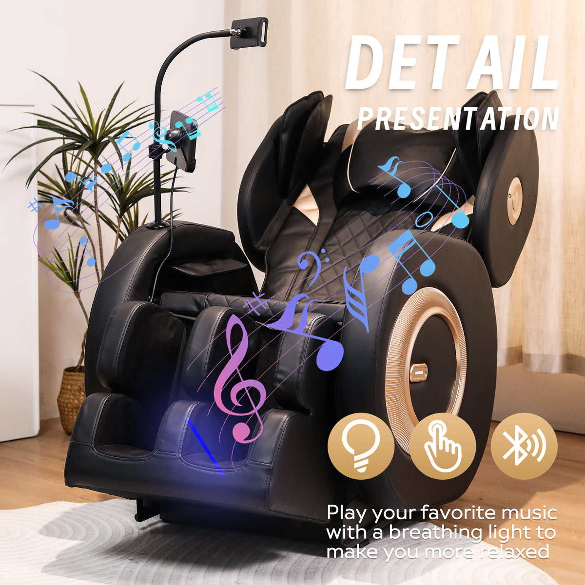 Massage Chair Recliner With Zero Gravity