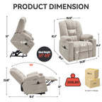 Power Lift Recliner Chair with Massage and Heat