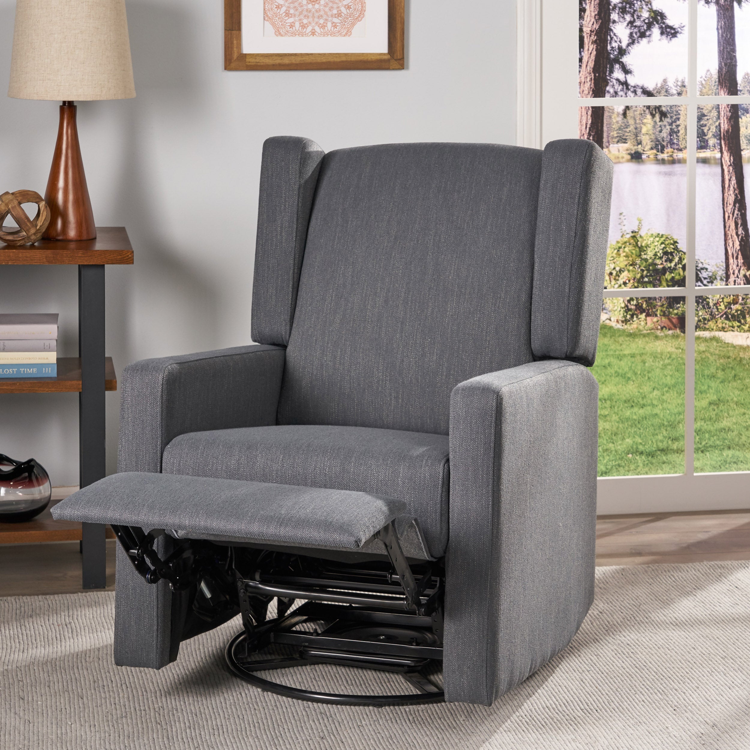 Swivel Recliner Chair for Small Spaces