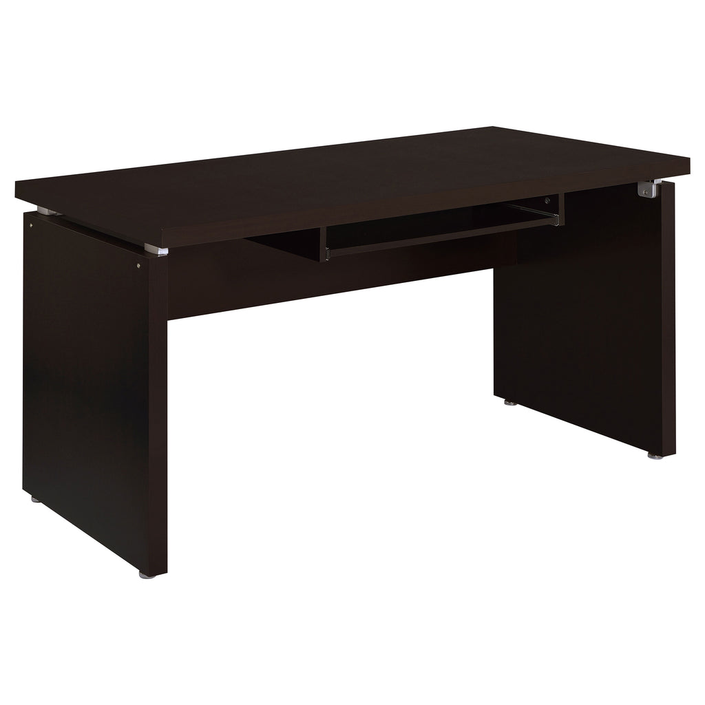 Ulloa Cappuccino 83-Inch L-Shaped Office Computer Desk