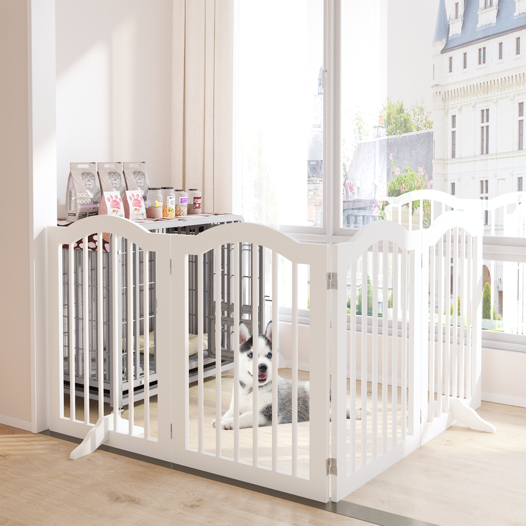 27.6" Height Tall Freestanding Pet Gate