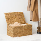 Ludmila Water Hyacinth Rectangular Storage Trunk