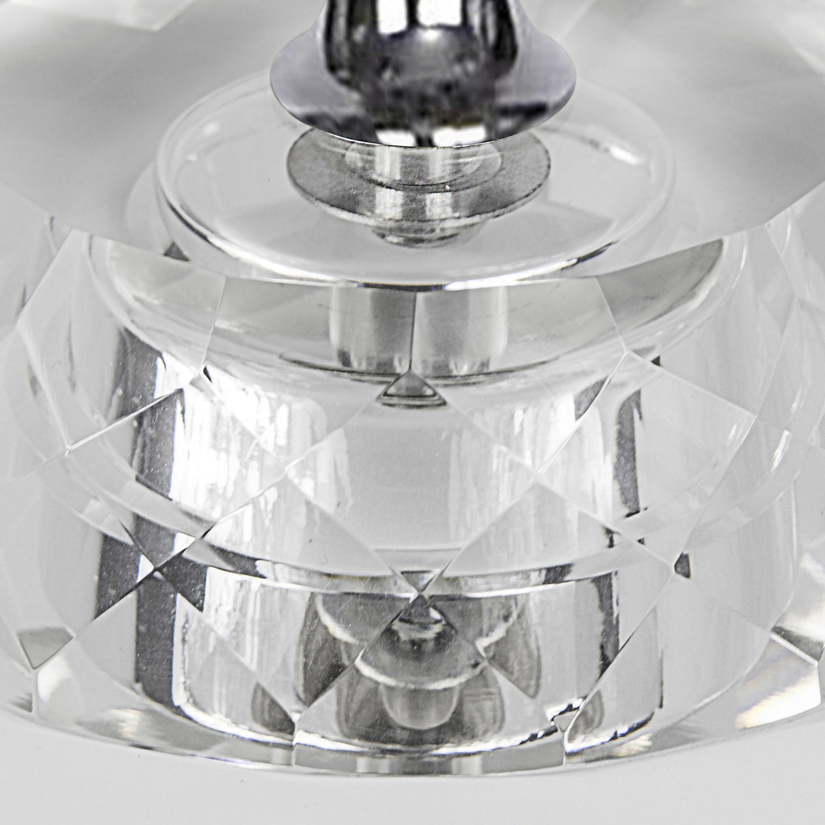 Diamond Torch 25.75" Contemporary Crystal Table Lamp
