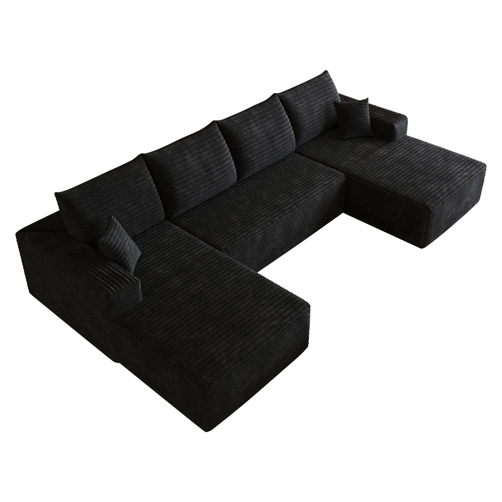 134" Cloud Sectional Sofa