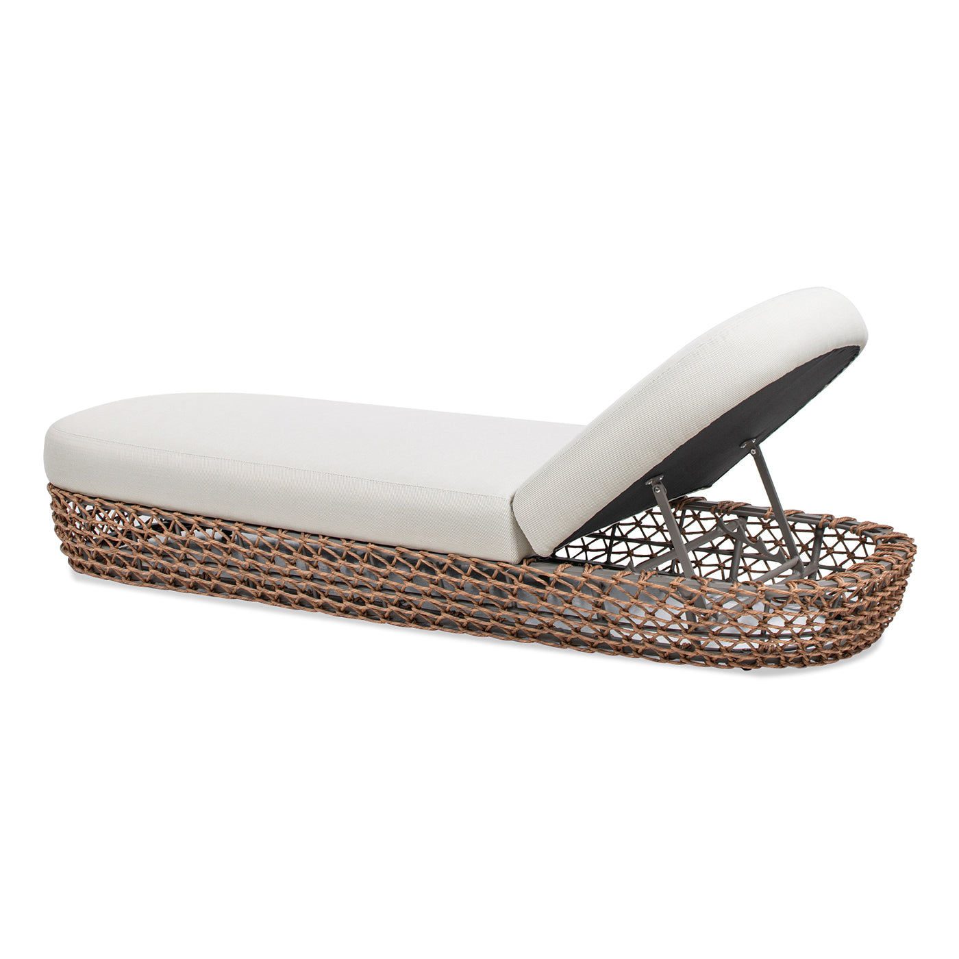 Willow 80.5" Sunbrella Upholstered Woven Patio Lounger
