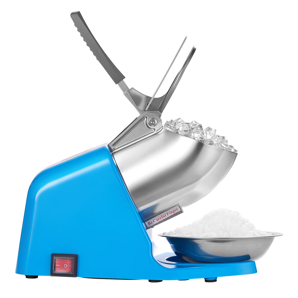 Ice Crusher Machine - 286lbs Per Hour Electric Snow Cone Maker